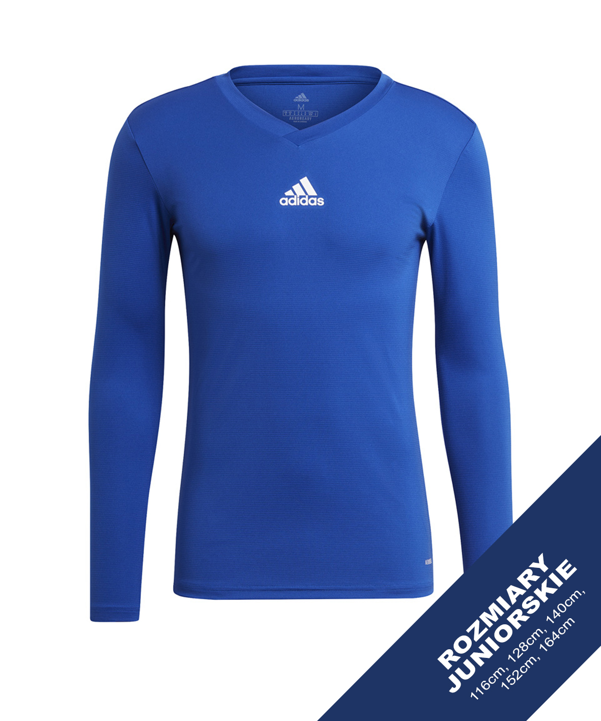 Koszulka termiczna Adidas Team Base Tee niebieska Junior